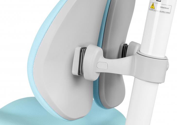 Кресло детское Cactus CS-CHR-3604BL голубой крестов. пластик серый фото 8