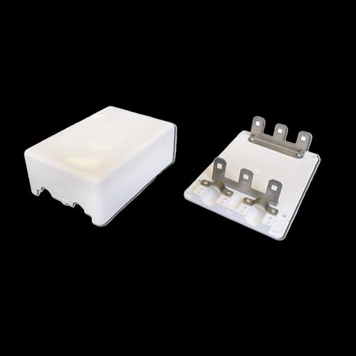 Коробка Распределительная коробка, 3 плинта, 30 пар, пластик (TWT-DB10-3P) фото 1