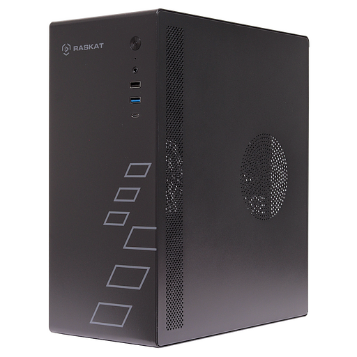 Компьютер Raskat Standart 300 (Intel Core i3 12100, RAM 16Gb, SSD 480Gb, no OS, kb+ms, black) фото 2