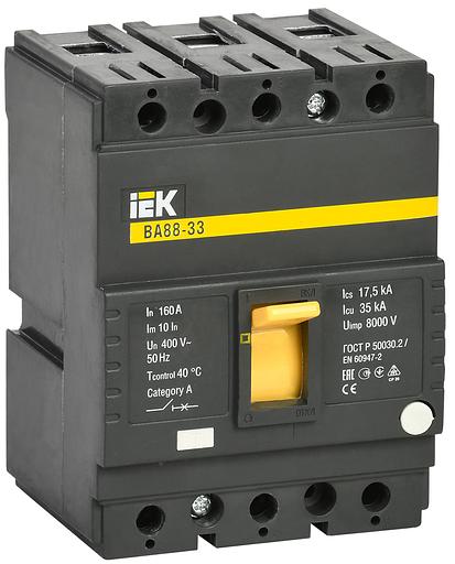 Iek SVA20-3-0160 Авт. выкл. ВА88-33 3Р 160А 35кА ИЭК фото 1
