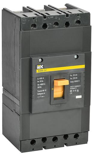 Iek SVA40-3-0400 Авт. выкл. ВА88-37 3Р 400А 35кА ИЭК фото 1