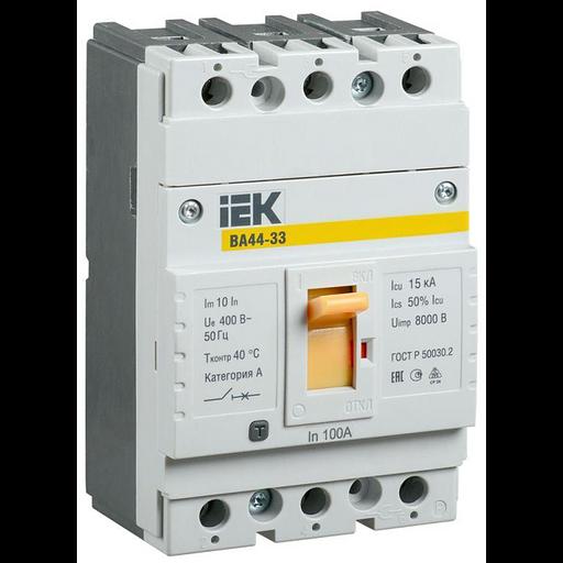 Iek SVA4410-3-0100 Авт. выкл. ВА44 33 3Р 100A 15кА фото 1