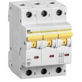 Iek MVA31-3-016-D Выкл. авт. ВА47-60M 3Р 16А 6кА D фото 1