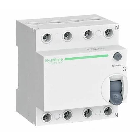 Systeme electric C9R56440 City9 Set Выключатель дифференциального тока (ВДТ) 40А 4P 100мА Тип-AC 400В фото 1