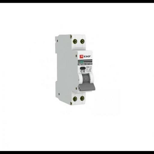 EKF DA63M-16-30 Дифференциальный автомат АВДТ-63М 16А/30мА (1мод., хар.C, электронный тип AC) 6кА EKF PROxima фото 1