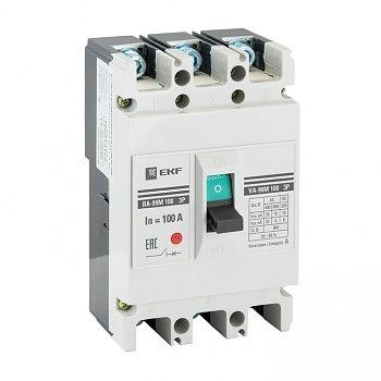 EKF mccb99-100-25m Выключатель автоматический ВА-99М 100/25А 3P 35кА EKF PROxima фото 1