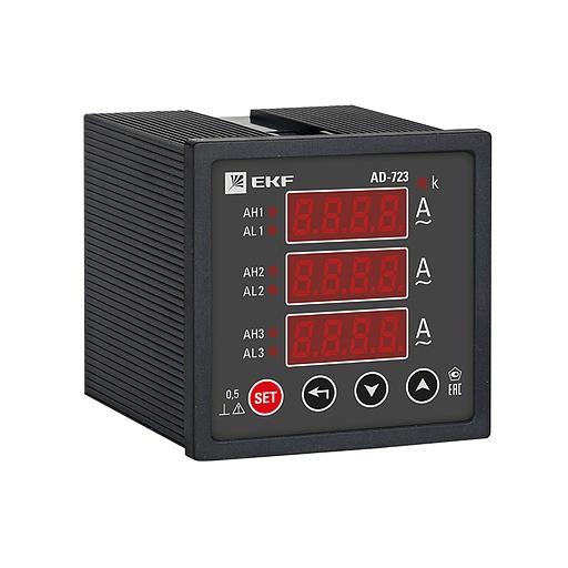 EKF ad-723 AD-723 цифровой на панель (72х72) трехфазный EKF PROxima фото 1