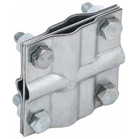 IEK ZGC13-11-1-16-40 Зажим заземл. крест. пол./прут.-пол./прут. оц. сталь фото 1