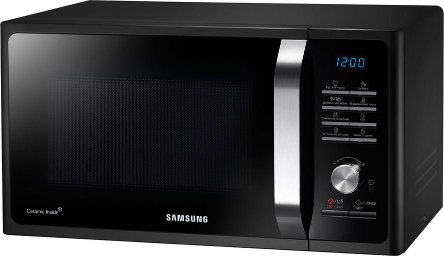 Samsung MS23F302TQK/BW Микроволновая печь, 23л, 800Вт, черный фото 2