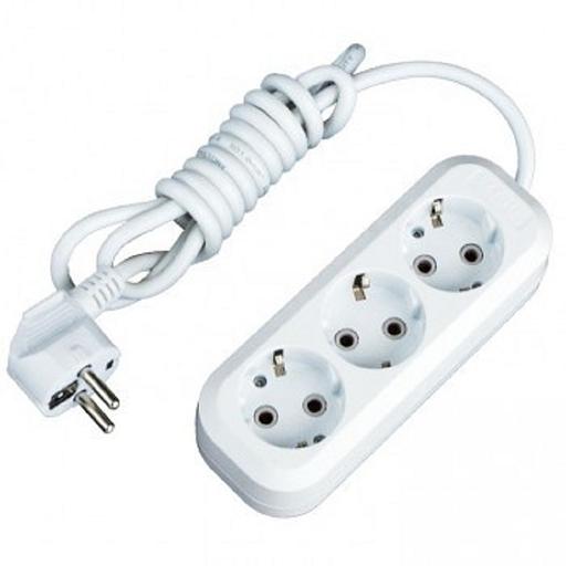 EKF UBA16-310-3-02 Удлинитель "Эксперт" 3 гнезда 2 метра 16А/3,5кВт с заземлением ПВС 3х1 EKF PROxima фото 1