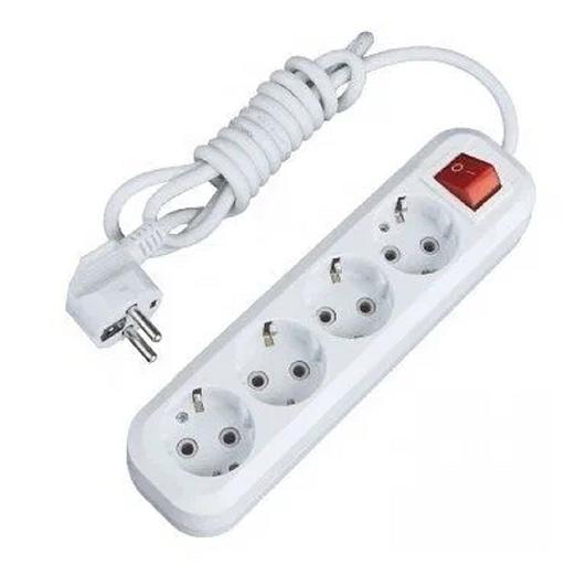 EKF UBA16-310-4-03i Удлинитель "Эксперт" 4 гнезда 3 метра 16А/3,5кВт с выключателем и заземлением ПВС 3х1 EKF PROxima фото 1