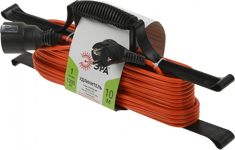 Эра Б0046825 Удлинитель силовой UFx-1e-3x0.75-10m на рамке c/з 1 гн 10м ПВС 3x0.75 фото 1