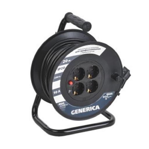 Iek WKP10-10-04-30-G Катушка УК30 с т/з 4 места 2P+PE/30м 3х1,0мм2 GENERICA фото 1