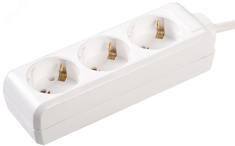 Iek WYP10-16-03-05-Z-N Удлинитель У03 3 места 2 Р + P Е /5метров 3х1мм2 16А/250 IEK фото 1