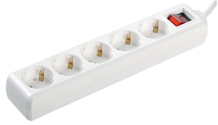 Iek WYP10-16-05-05-ZK-N Удлинитель У05К-выкл. 5 мест 2 Р + P Е /5метров 3х1мм2 16А/250 IEK фото 1