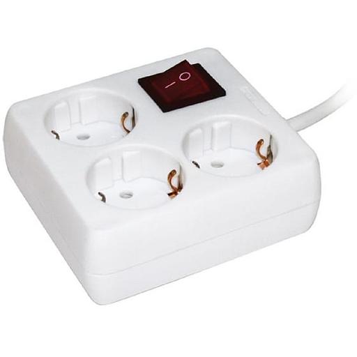 Iek WYP30-16-03-03-ZK-N Удлинитель У-С03К-выкл. 3 места 2 Р + P Е /3метра 3х1мм2 16А/250 IEK фото 1