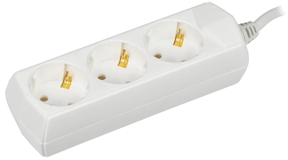 Iek WYP10-10-03-05-Z-G Удлинитель У03 3 места 2P+PE/5м 3х1мм2 10А/250В GENERICA фото 1