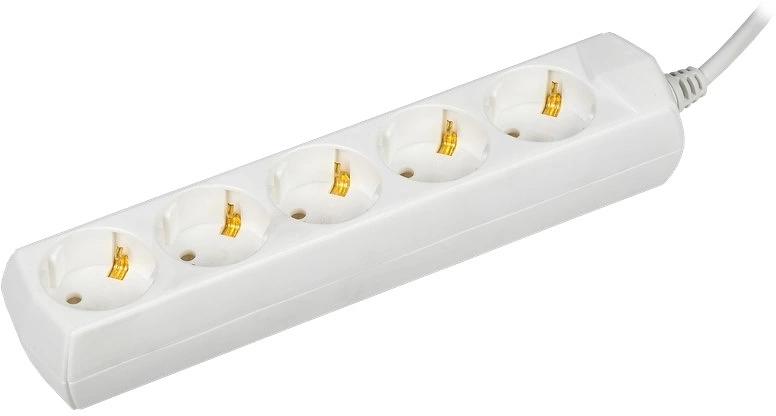 Iek WYP10-10-05-03-Z-G Удлинитель У05 5 мест 2P+PE/3м 3х1мм2 10А/250В GENERICA фото 1