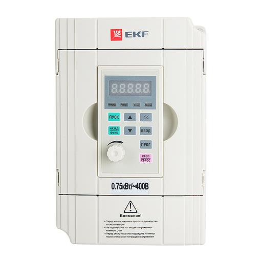 EKF VT100-0R7-3B Преобразователь частоты 0,75/1,5кВт 3х400В VECTOR-100 EKF PROxima фото 2