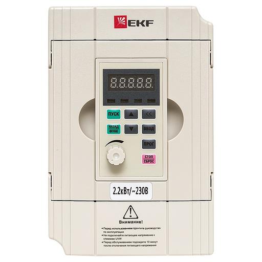 EKF VT100-2R2-3B Преобразователь частоты 2,2/4кВт 3х400В VECTOR-100 EKF PROxima фото 4