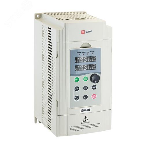 EKF VT100-4R0-3B Преобразователь частоты 4/5,5кВт 3х400В VECTOR-100 EKF PROxima фото 1