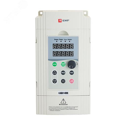 EKF VT100-4R0-3B Преобразователь частоты 4/5,5кВт 3х400В VECTOR-100 EKF PROxima фото 2