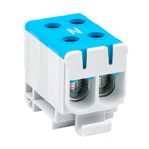 EKF plc-kvs2-16-50-blue Клемма силовая вводная двойная КСВ 16-50 синяя EKF PROxima фото 1