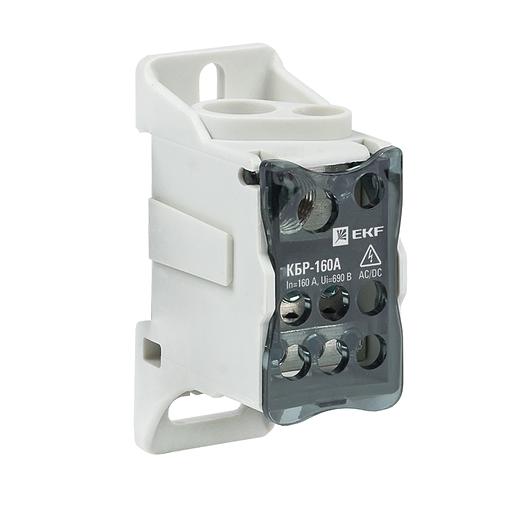 EKF plc-kbr160 Блок распределительный КБР на DIN-рейку и монтажную панель 160A EKF PROxima фото 1