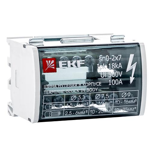 EKF sn0-2x7 Шина нулевая в корпусе (2х7) EKF PROxima фото 1