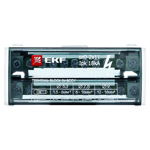 EKF sn0-2x11 Шина нулевая в корпусе (2х11) EKF PROxima фото 3