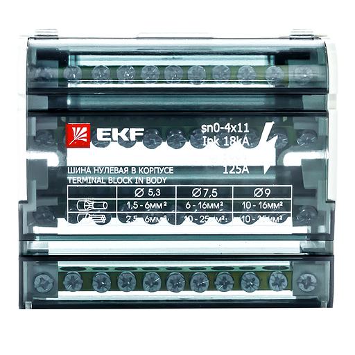 EKF sn0-4x11 Шина нулевая в корпусе (4х11) EKF PROxima фото 3