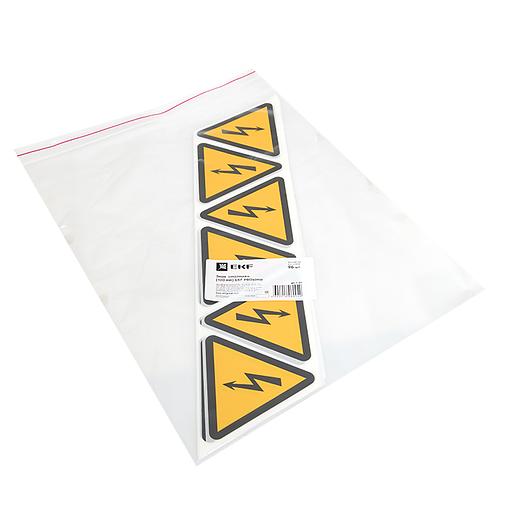 EKF an-1-01 Наклейка "Молния" (100х100х100мм.) EKF PROxima фото 4