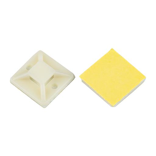 EKF plc-40x40 Площадка самоклеящаяся (40х40мм.) белая (100шт.) EKF PROxima фото 3