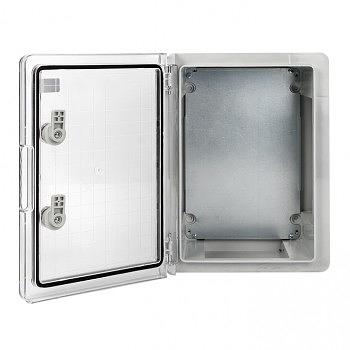 EKF PBT65MP002 Щит пластиковый с монтажной платой прозр. дверь 350х250х150 мм IP65 EKF PROxima фото 1