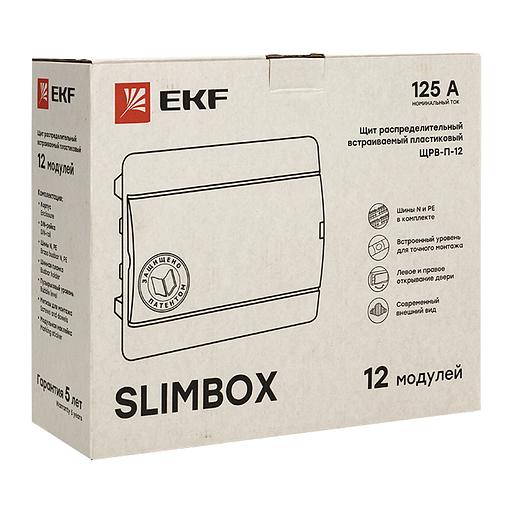 EKF sb-v-12 Щит распред. встраиваемый ЩРВ-П-12 "SlimBox" IP41 PROxima фото 2