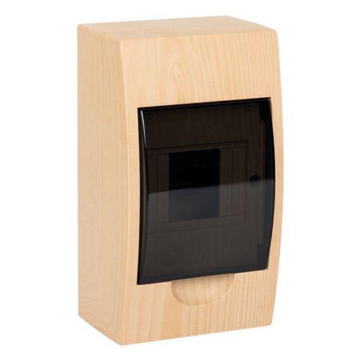 EKF pb40-n-4-light Щит распределительный навесной ЩРН-П- 4 светлое дерево IP41 EKF PROxima фото 1