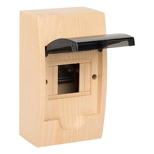 EKF pb40-n-4-light Щит распределительный навесной ЩРН-П- 4 светлое дерево IP41 EKF PROxima фото 2