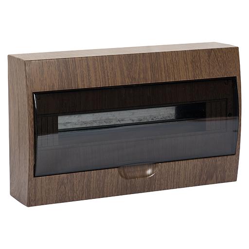 EKF pb40-n-18-dark Щит распределительный навесной ЩРН-П-18 темное дерево IP41 EKF PROxima фото 1