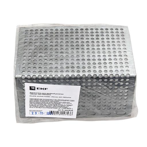 EKF nv-h-socket Держатель для двойной розетки "Nova" EKF PROxima фото 2