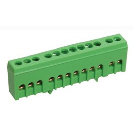 Iek YNN10-69-10KD-K06 Шина PE "земля" в корп изол на DIN-рейку ШНИ-6х9-10-К-З ИЭК фото 1