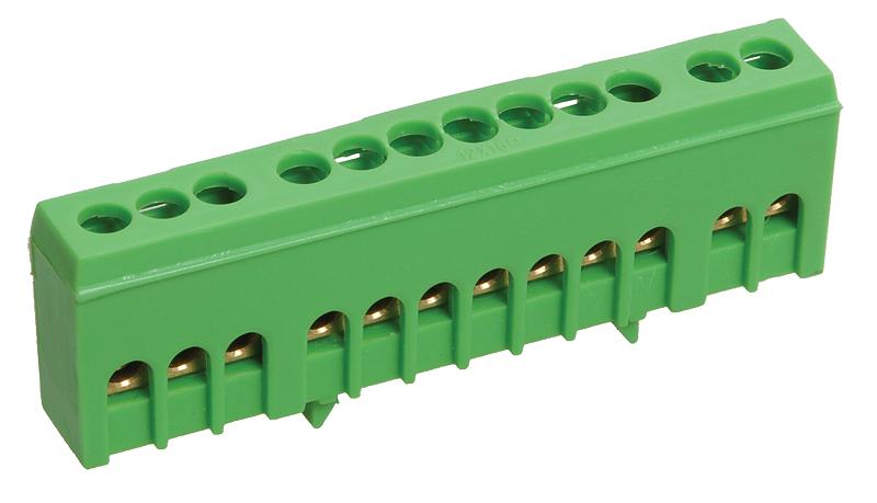 Iek YNN10-69-12KD-K06 Шина PE "земля" в корп изол на DIN-рейку ШНИ-6х9-12-К-З ИЭК фото 1