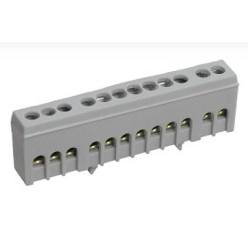 Iek YNN10-69-8KD-K02 Шина L "фаза" в корп изол на DIN-рейку ШНИ-6х9-8-К-Ср ИЭК фото 1