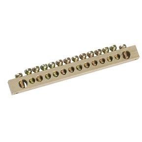 Iek YNN21-12-100 Шина PEN "земля-ноль" 8х12мм 12/2 (12групп/креп по краям)ИЭК фото 1