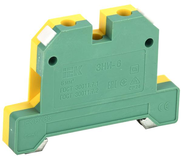 Iek YZN20-006-K52 Зажим наборный ЗНИ-6PEN 6мм2 (JXB-земля) ИЭК фото 1