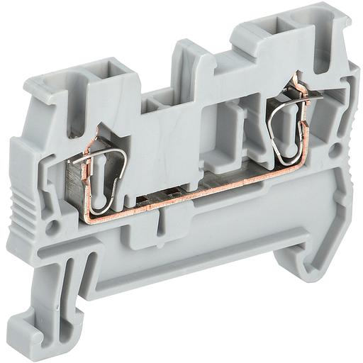 Iek YZN11-002-K03 Клемма пружинная КПИ 2в-2,5 31А серый IEK фото 1