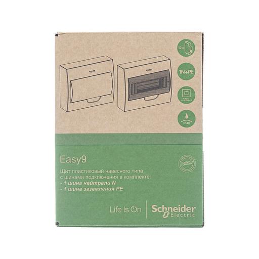 Systeme electric EZ9E112P2SRU Щит распределительный навесной белый дверь белая на 12 модулей IP40 Easy9 фото 2