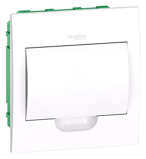 Systeme electric EZ9E108P2FRU Щит распределительный встраиваемый белый дверь белая на 8 модулей IP40 Easy9 фото 1