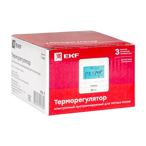 EKF ett-1 Термостат для теплых полов электронный 16 A 230В с датчиком пола EKF Proxima фото 2