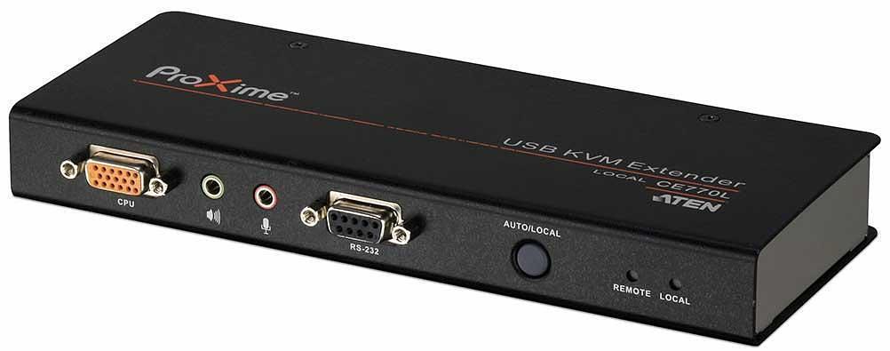 Удлинитель консоли (клав./мышь USB+мон.+аудио+RS232) на 200м ATEN CE770 фото 1