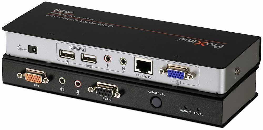 Удлинитель консоли (клав./мышь USB+мон.+аудио+RS232) на 200м ATEN CE770 фото 3